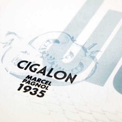 "Cigalon" affiche Marcel Pagnol par Matk