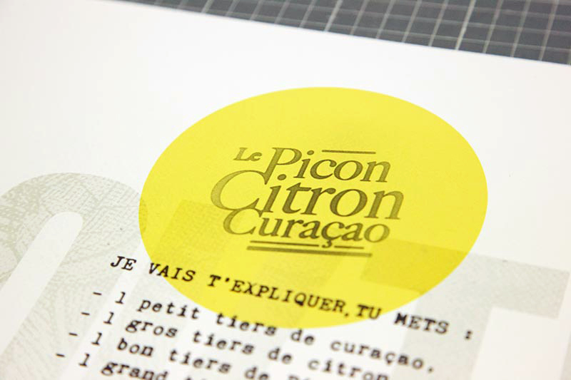 "Picon Citron Curaçao" illustration Matk