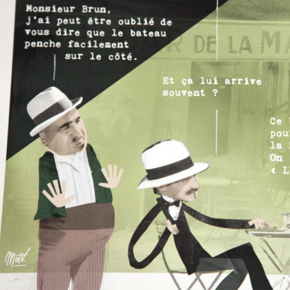 "Le Pitalugue" affiche Marcel Pagnol par Matk