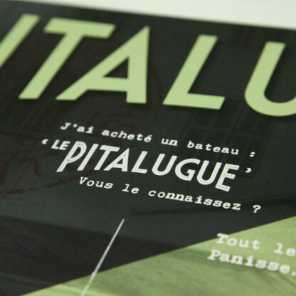 "Le Pitalugue" affiche Marcel Pagnol par Matk